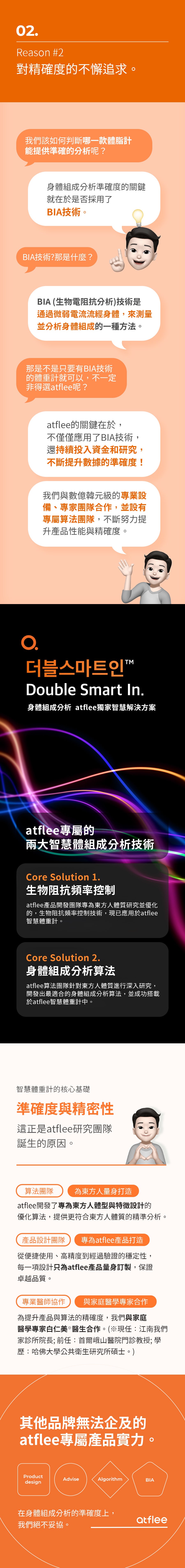 身體組成分析準確度的關鍵就在於是否採用了BIA技術。